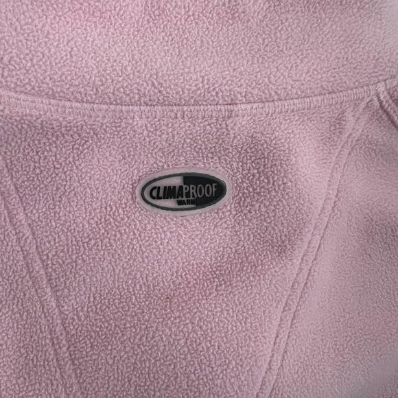Adidas Pink Fleece Half Zip Pullover Jacket Size Large - Picture 8 of 8